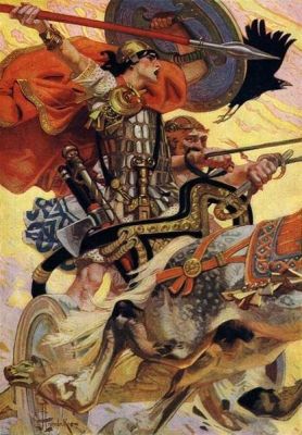 Cuchulain in battle